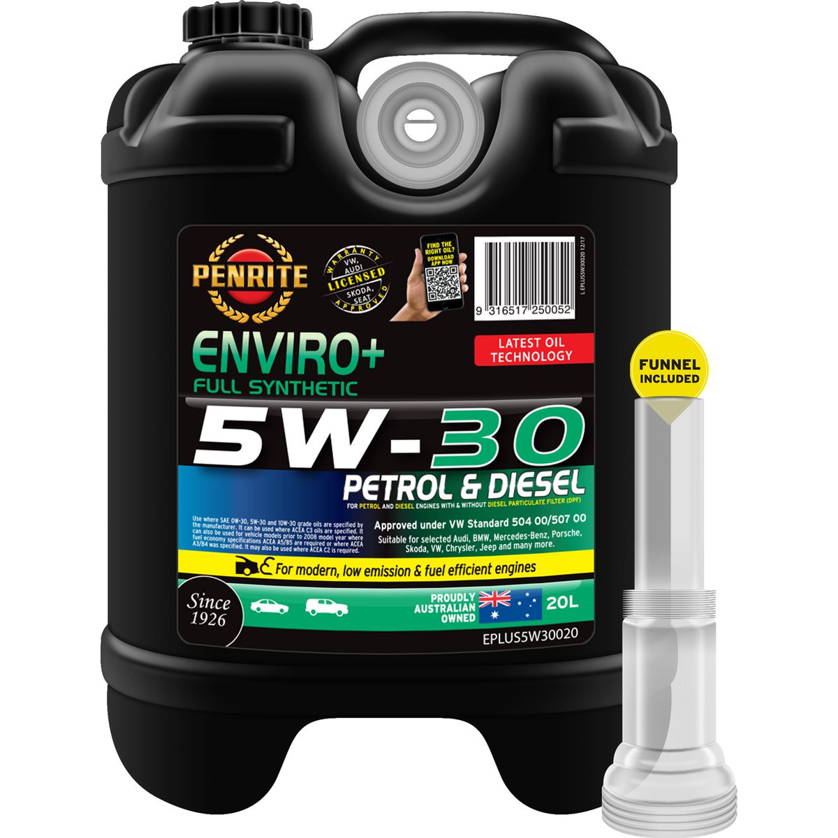 Penrite Enviro+ 5W-30 Engine Oil 20L