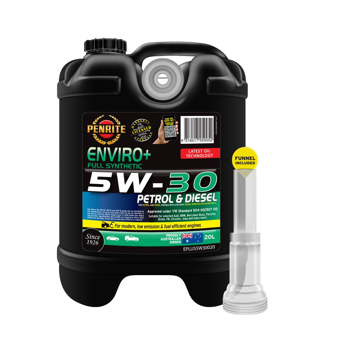 Penrite Enviro+ 5W-30 Engine Oil 20L