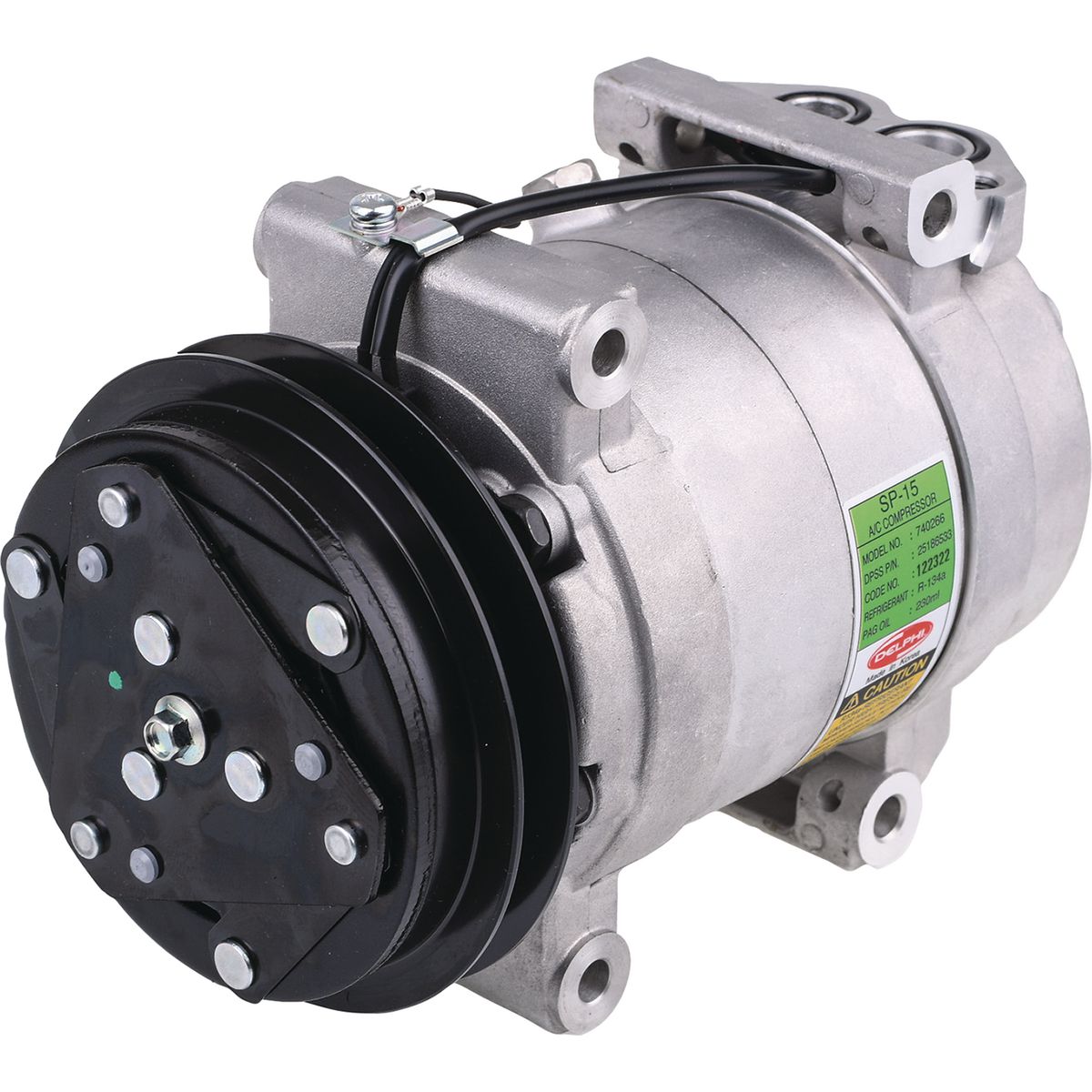 Delphi AC Compressor 12V Direct Mount CXG6533