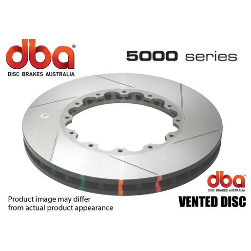 DBA T3 5000 Slotted 2Pc Brake Rotor 326mm Front LH DBA52654BLKSL