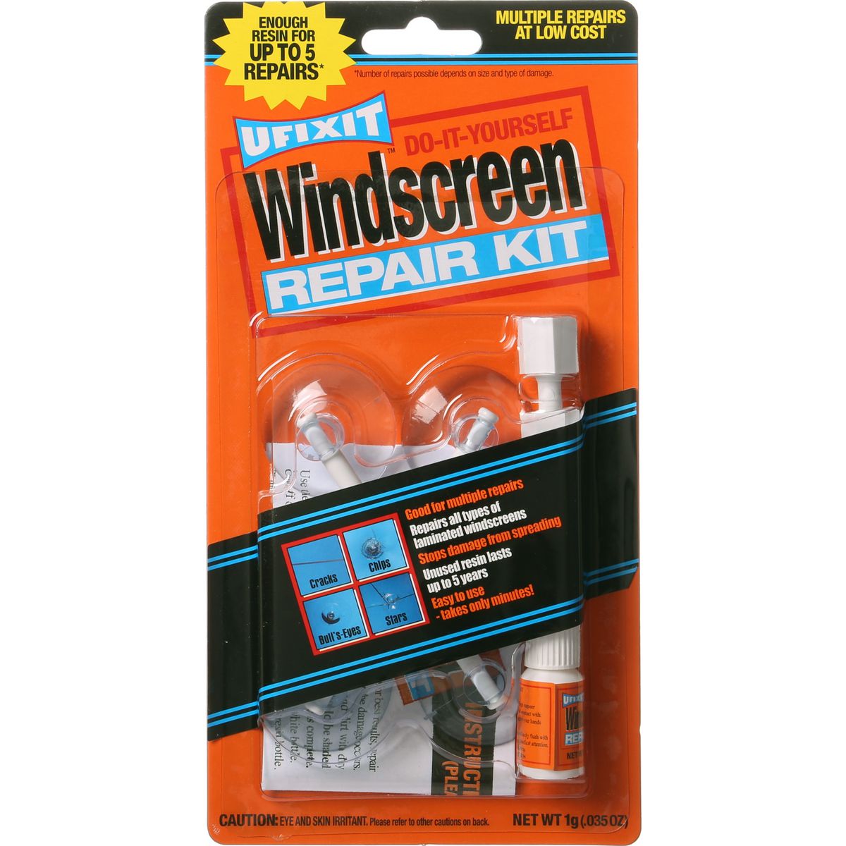 UFIXIT DIY Windscreen Repair Kit WRK1