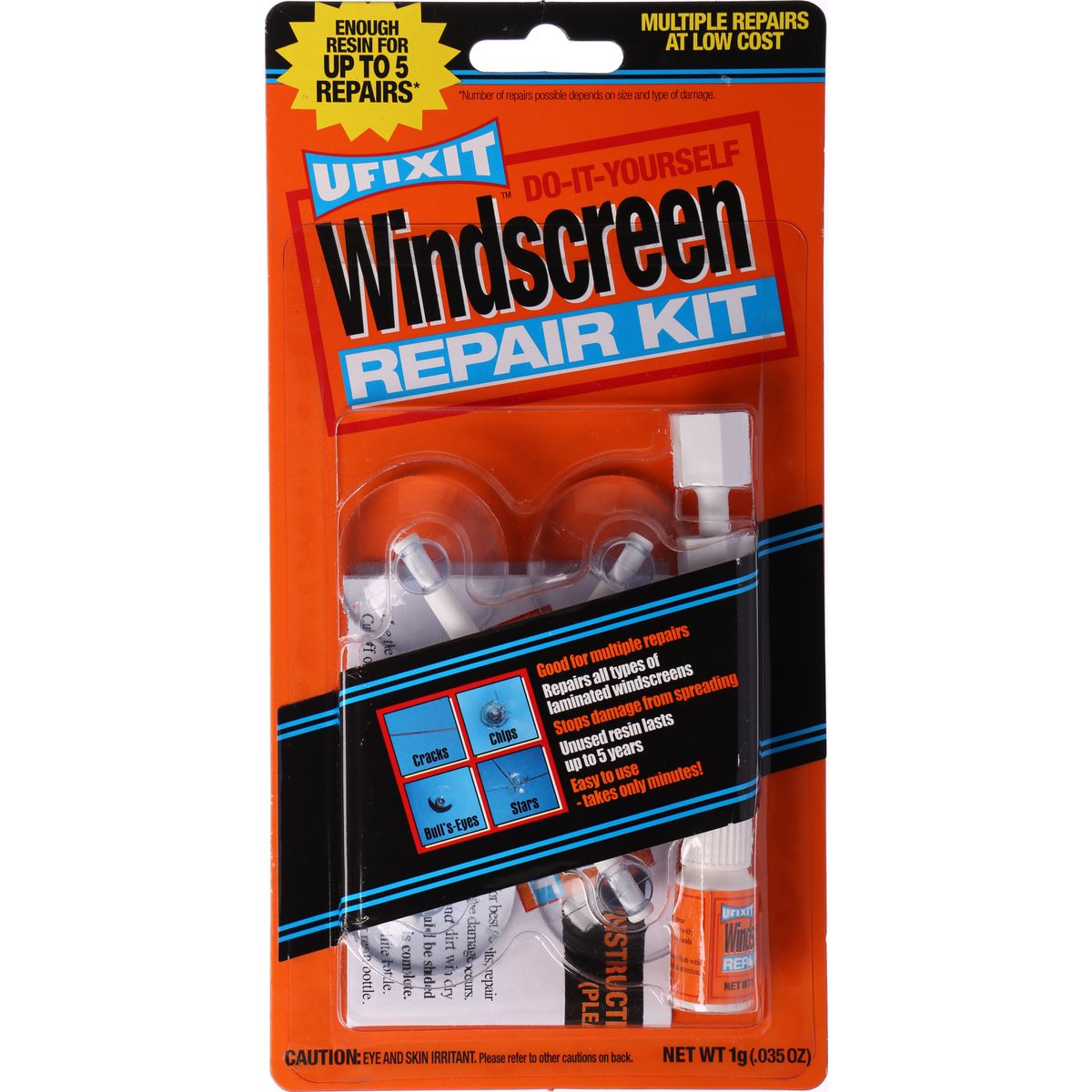 UFIXIT DIY Windscreen Repair Kit WRK1