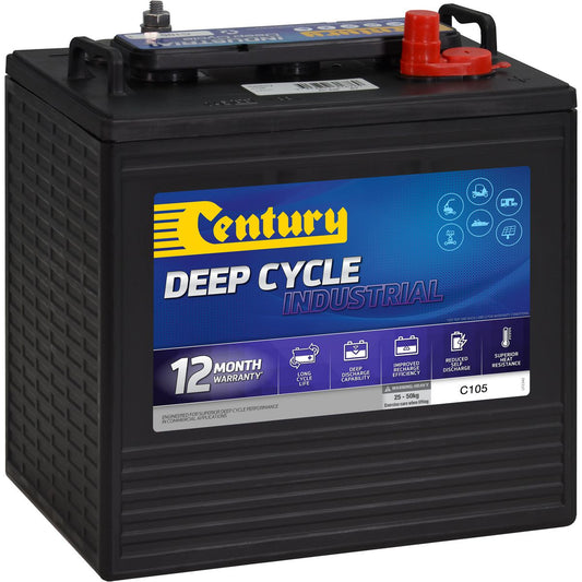 Century Batteries Century Deep Cycle Battery - 6V 225Ah -14111 C105