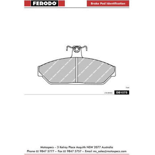 Ferodo Brake Pad Set FQTA1075