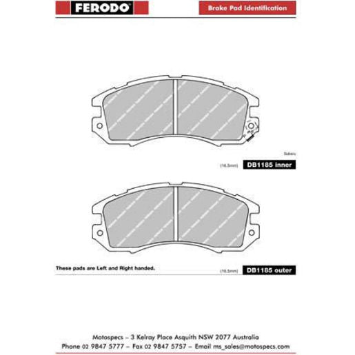 Ferodo Brake Pad Set FQTA1185