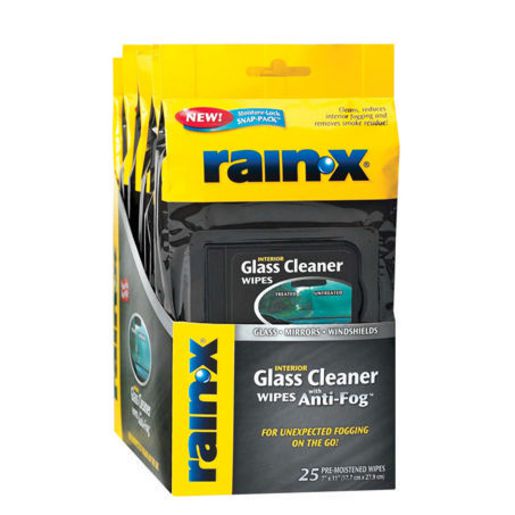 Rain-X Glass Cleaner With Anti Fog Wipes 5077368