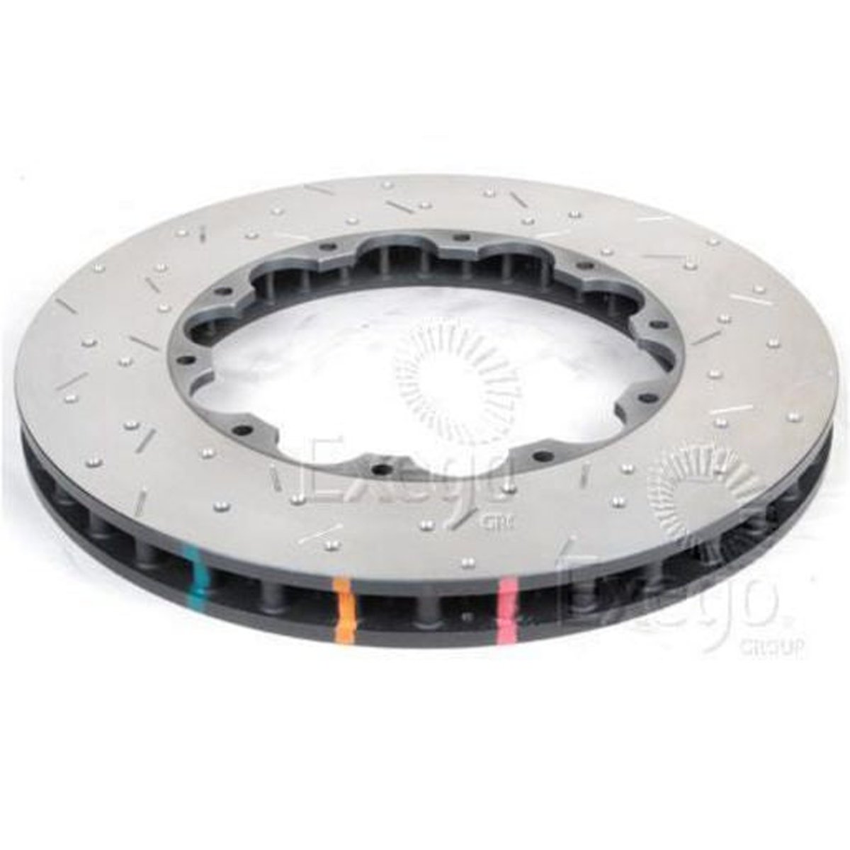 DBA HD 5000 Drilled Slotted Replacement Brake Rotor Single Front DBA52858.1XS