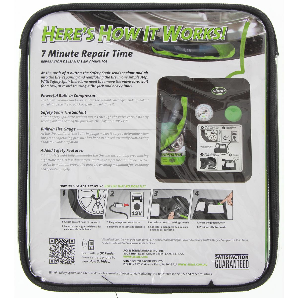 Slime Flat Tyre Repair Kit 70005