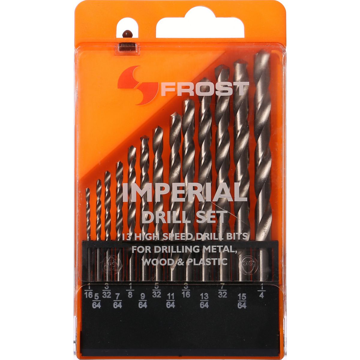 Frost Drill Bit Set 13Pc Imperial 92250