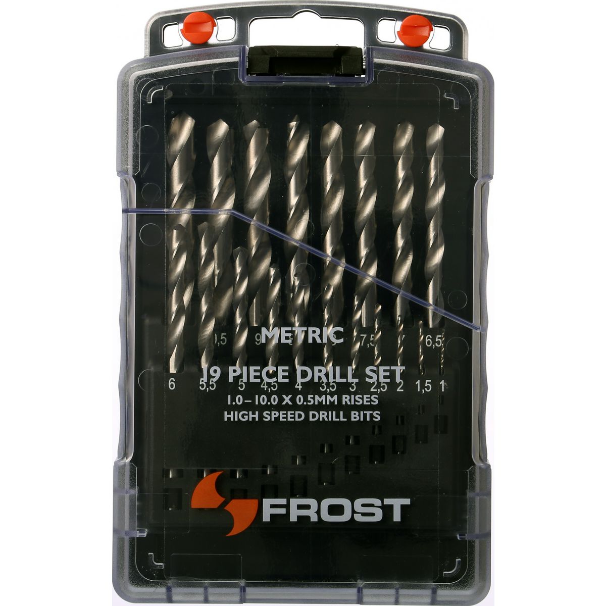 Frost Drill Bit Set 19Pc Metric 92258