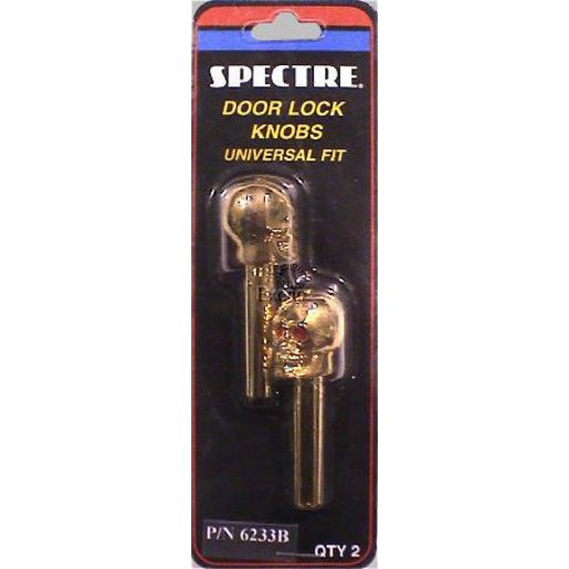 Spectra Red Eye Skull Door Lock Knob Set 6233