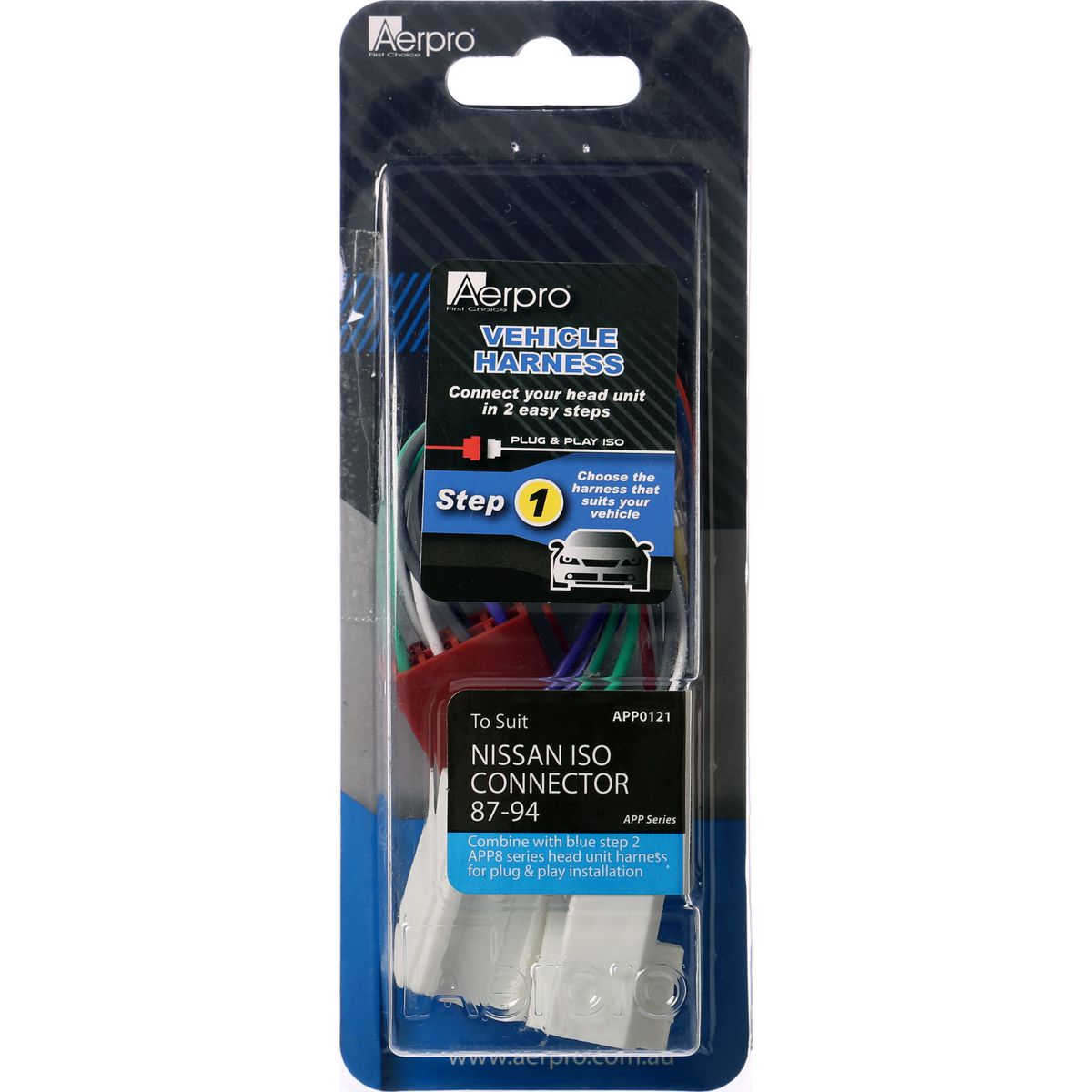 Aerpro Primary ISO Harness Suits Nissan Large 2 Plug