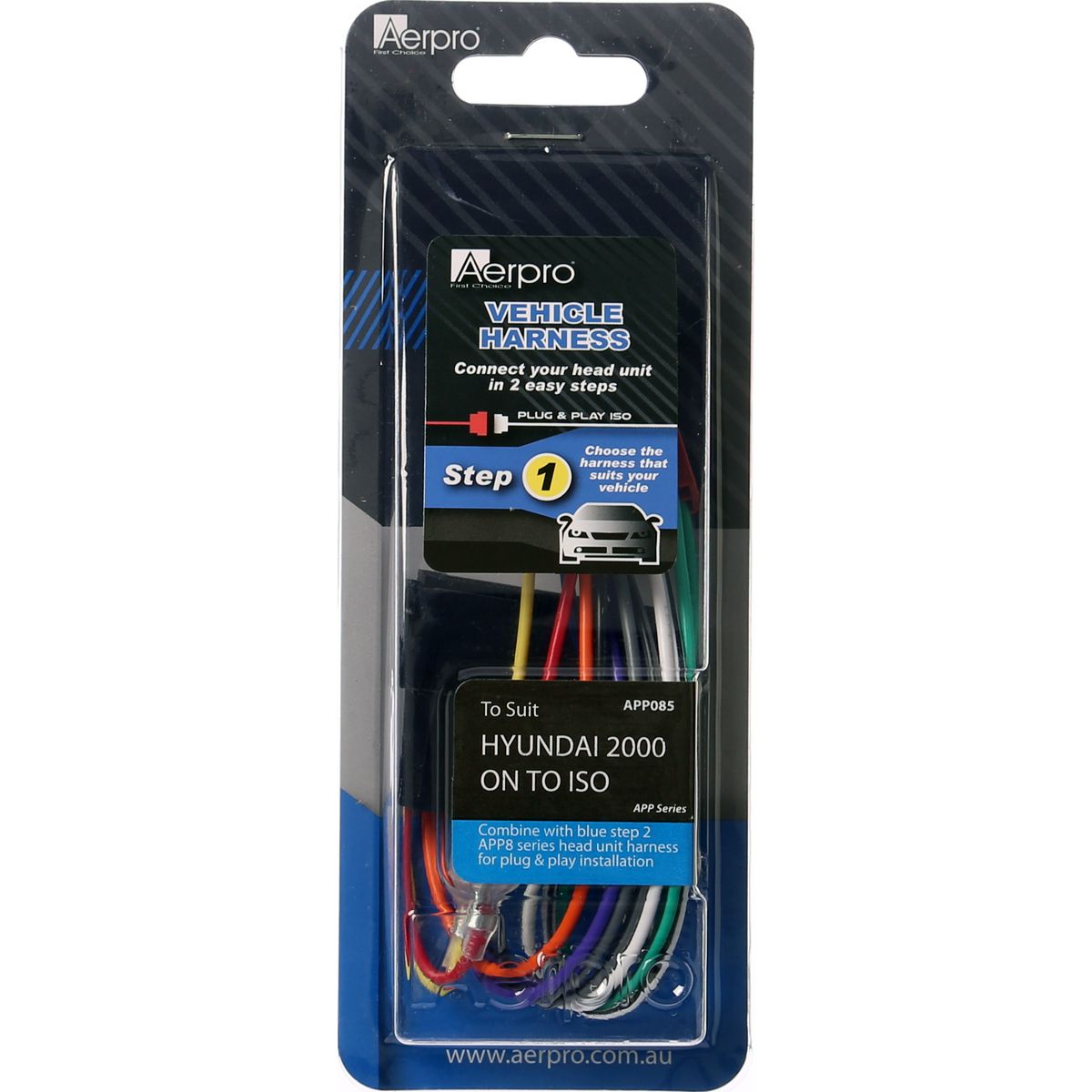 Aerpro ISO Harness fits Hyundai 2000 On