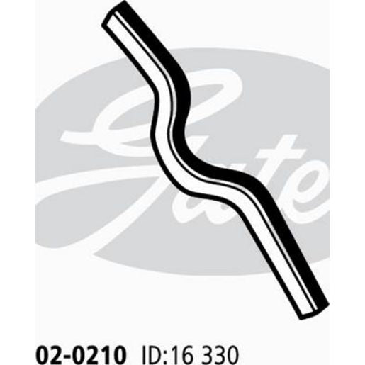 Gates Radiator Hose 02-0210