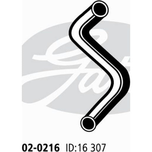 Gates Radiator Hose 02-0216