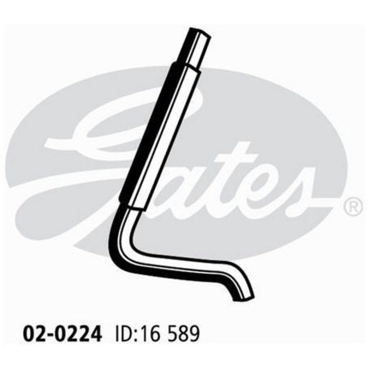 Gates Radiator Hose 02-0224