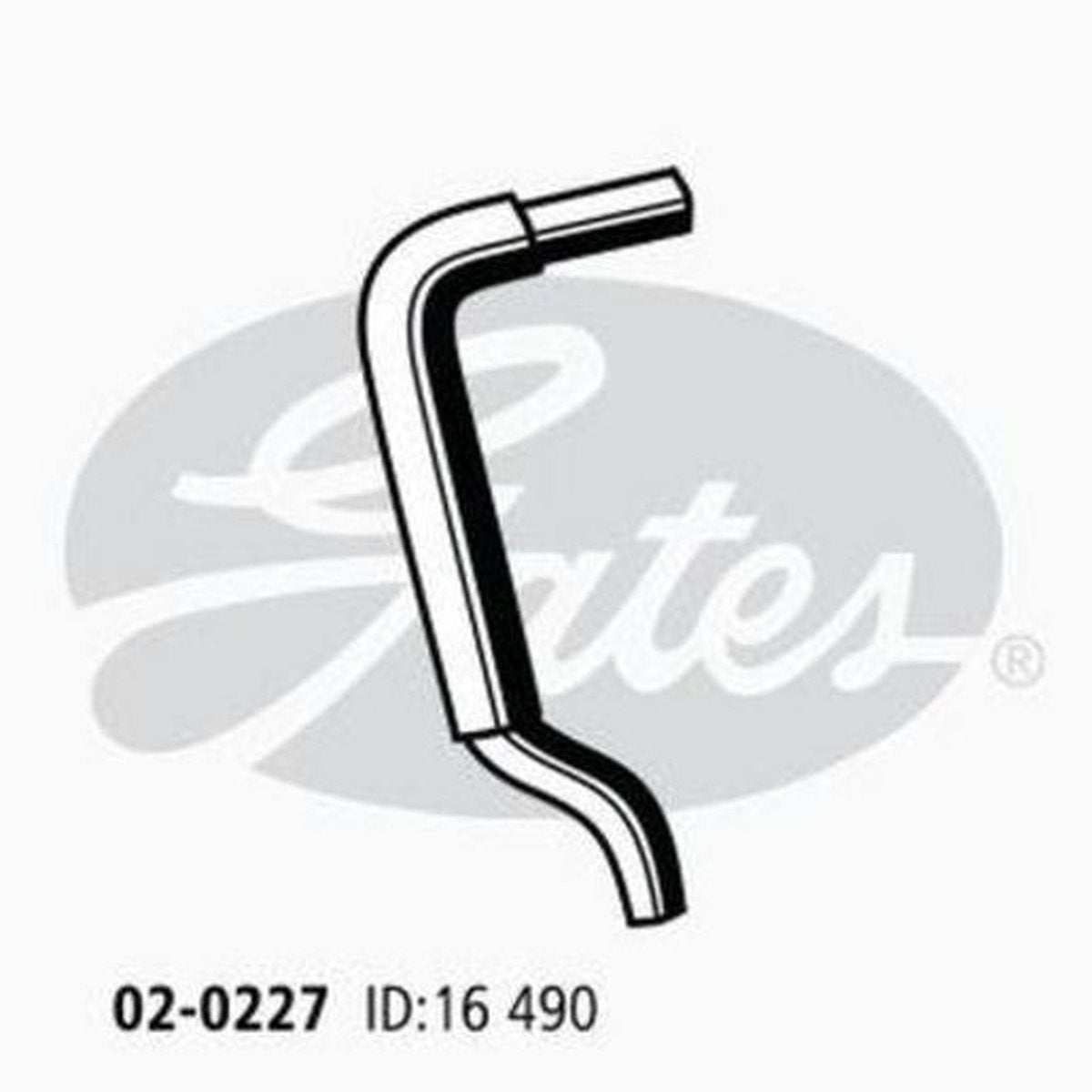 Gates Radiator Hose 02-0227