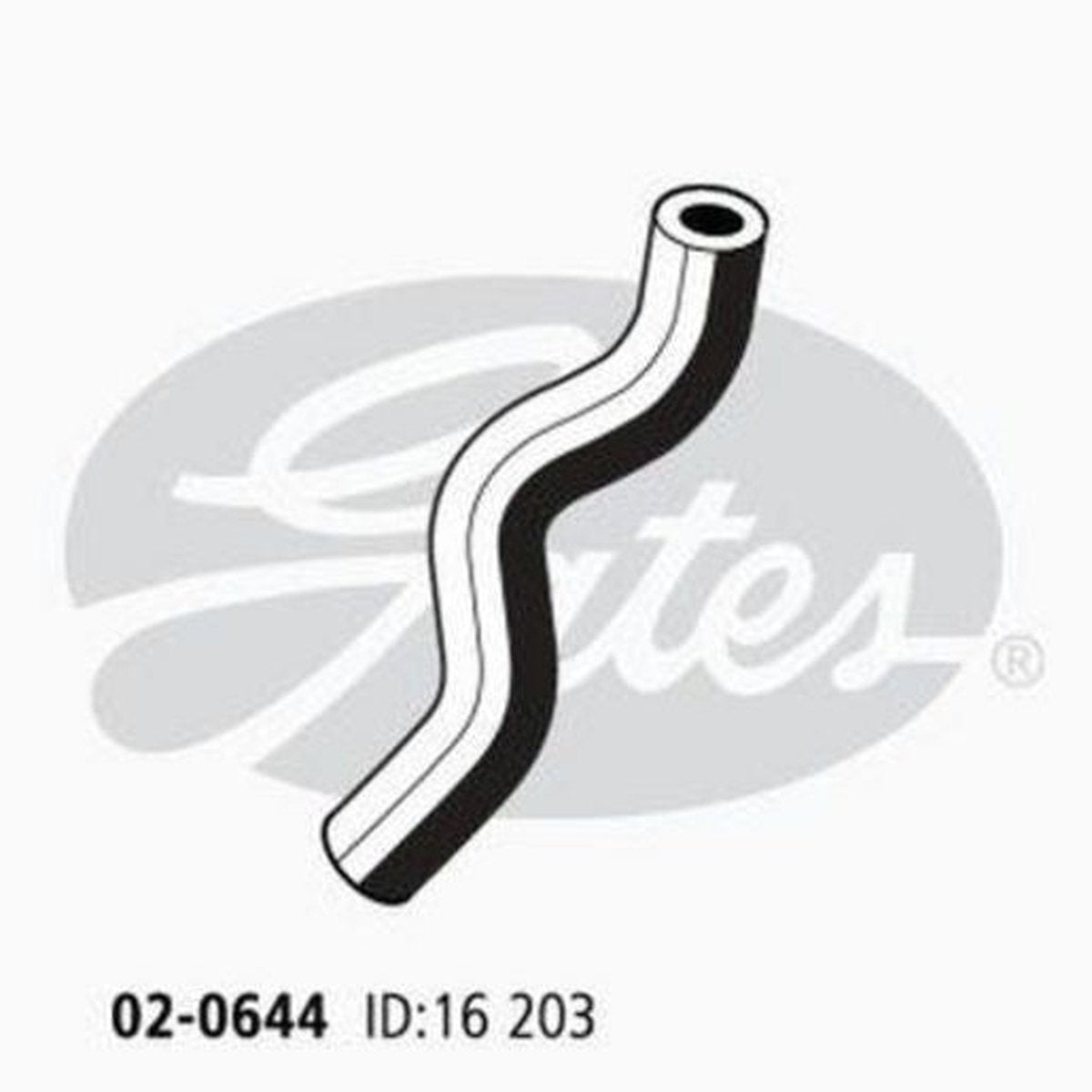 Gates Radiator Hose 02-0644