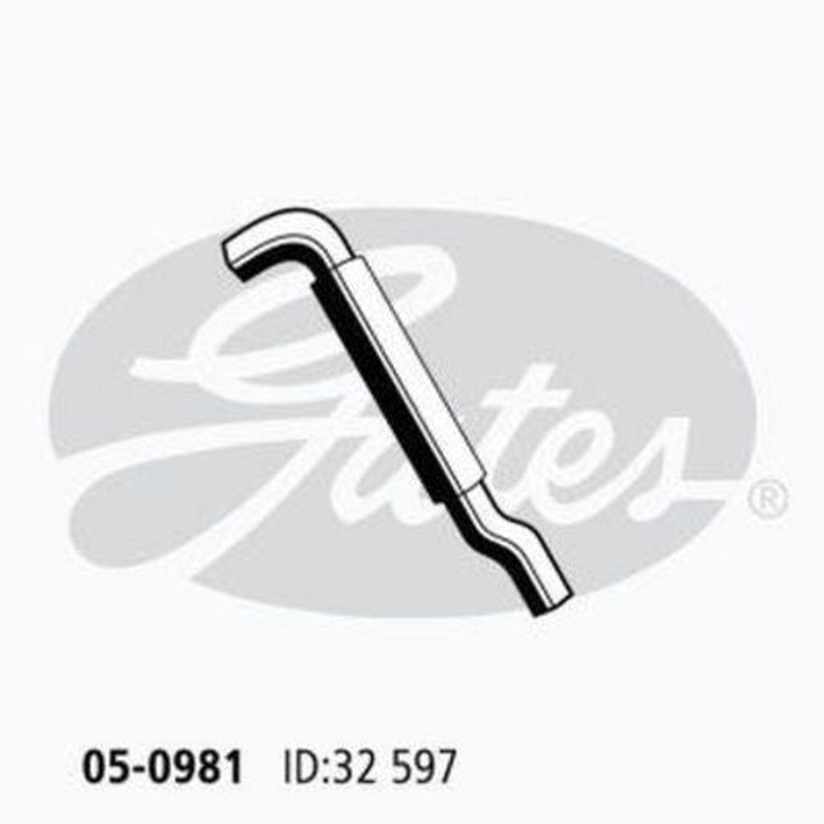 Gates Radiator Hose 05-0981