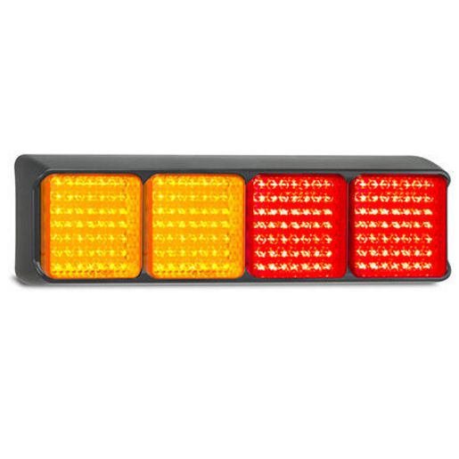 LED Autolamps Stop Tail/Ind Assy 4 Lamps In Multivolt. 100BAARRM