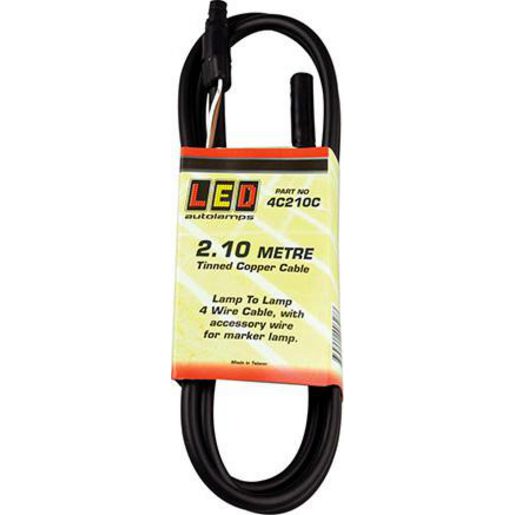LED Autolamps Trailer Cable Lamp To Lamp 2.1m Cable 4C210C