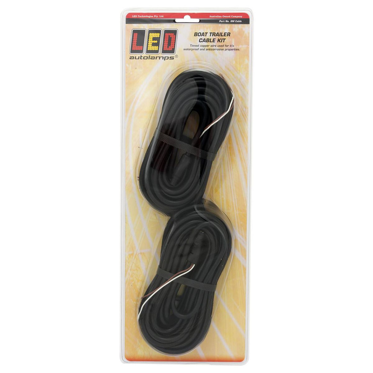 LED Autolamps Trailer Light Cable 8m 8MCABLE