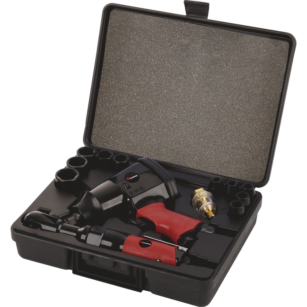 Mechpro Air Ratchet & Impact Wrench Kit MPATK18
