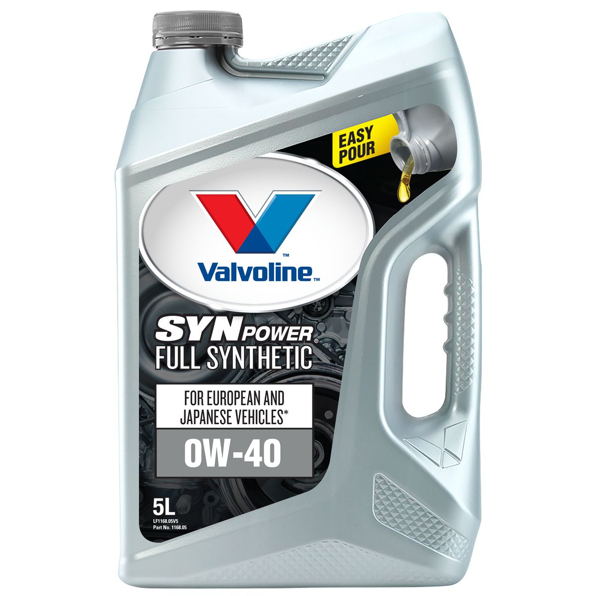 Valvoline Full Synthetic SynPower Engine Oil 0W-40 5L 1168.05