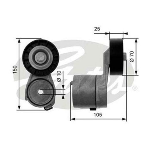 Gates Drivealign Tensioner Unit 38369