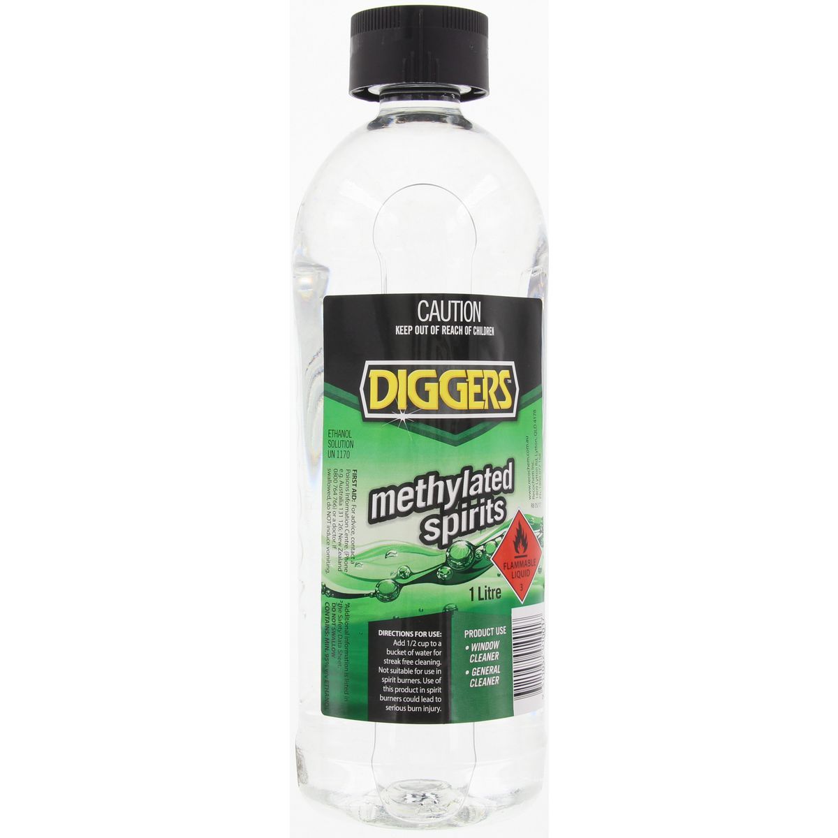 Diggers Methylated Spirits 1L 15000-1DIG