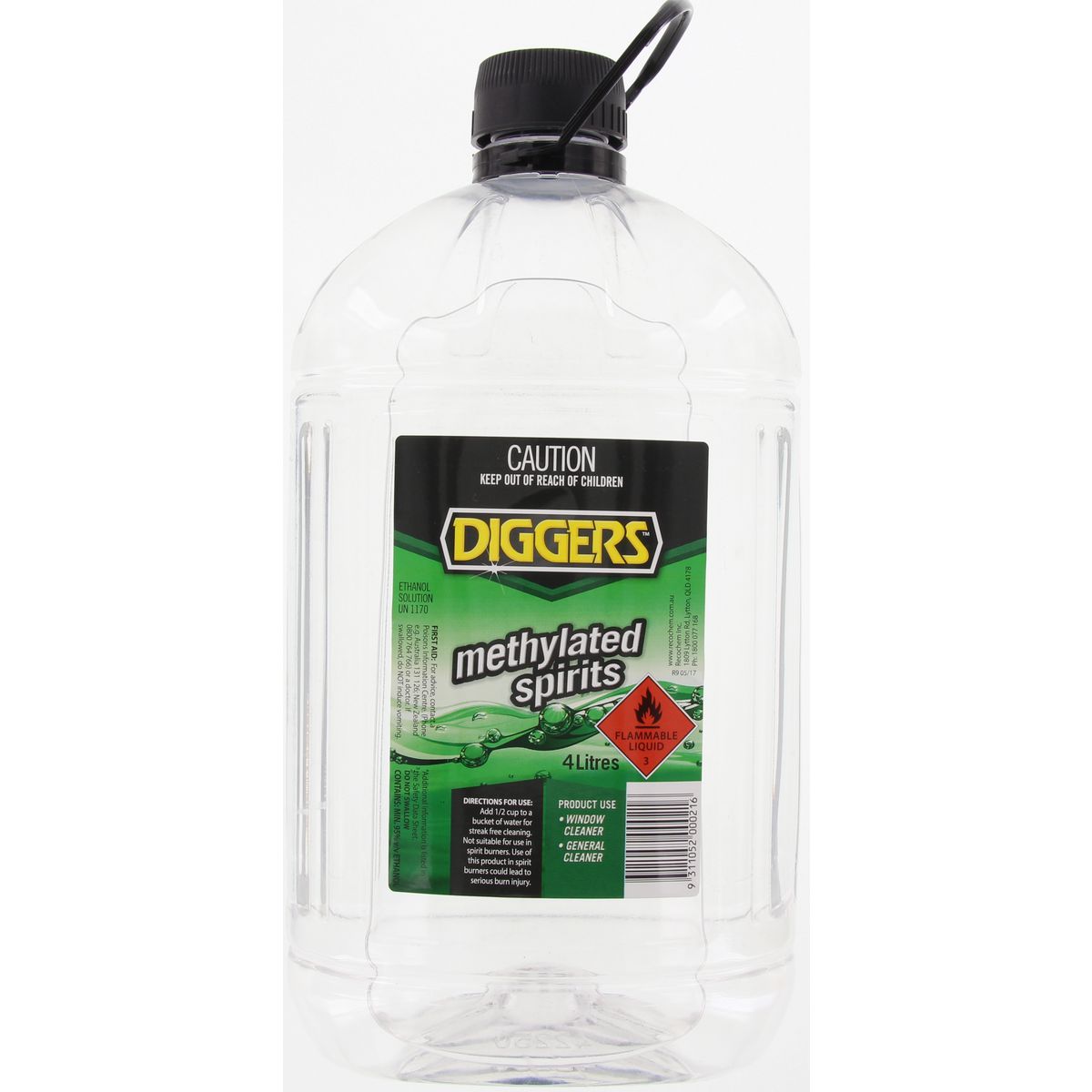 Diggers Methylated Spirits 4L 15000-4DIG