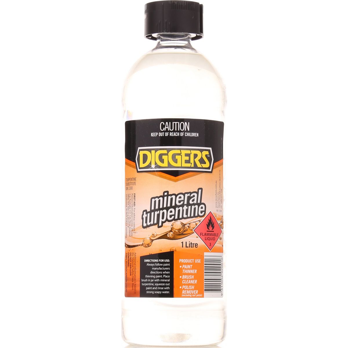 Diggers Mineral Turpentine 1L 16010-1DIG