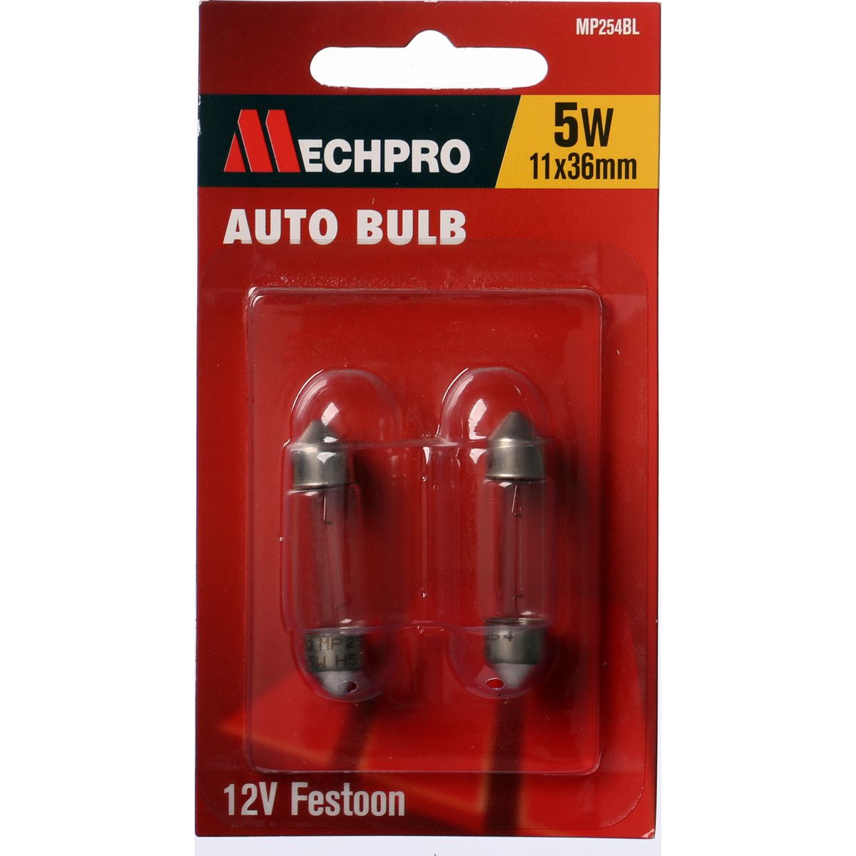 Mechpro Festoon Globe 5W 11Mm X 36Mm (Pr) MP254BL