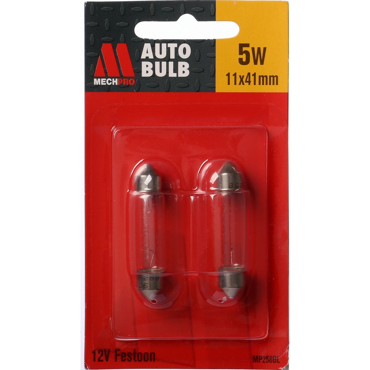 Mechpro Festoon Globe 5W 11Mm X 41Mm (Pr) MP258BL