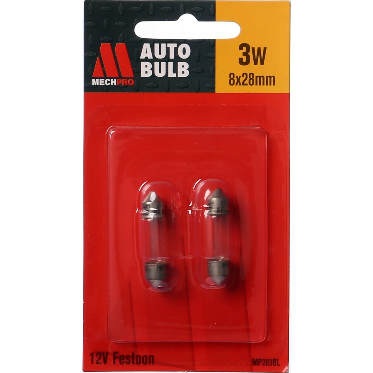 Mechpro Festoon Globe 3W 8Mm X 31Mm (Pr) MP263BL