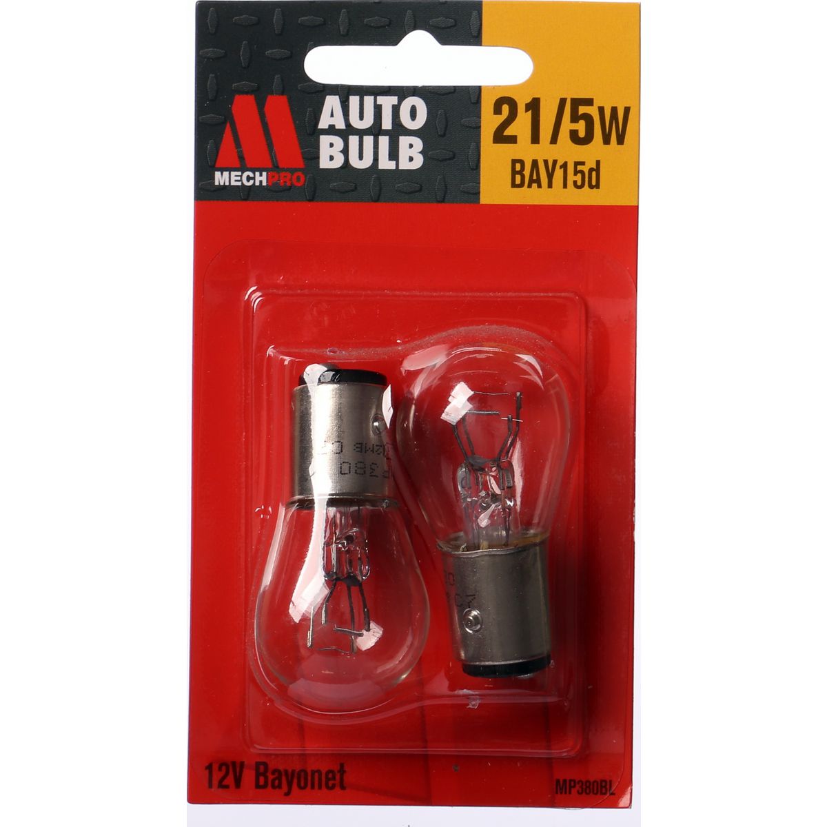 Mechpro Bayonet Globe 21/5W 25Mm X 50Mm (Pr) MP380BL