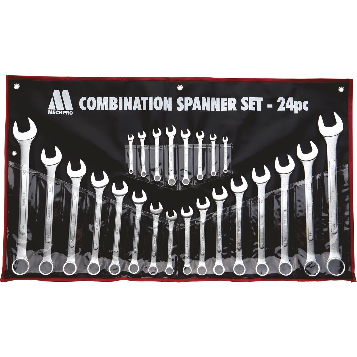 Mechpro Spanner Set-Combination Roe 24Pc MPSP101K