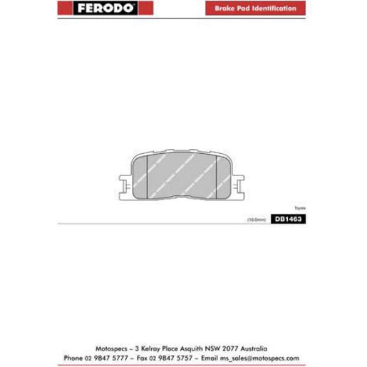 Ferodo Brake Pad Set DB1463TA