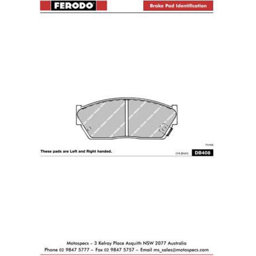 Ferodo Brake Pad Set DB408TA