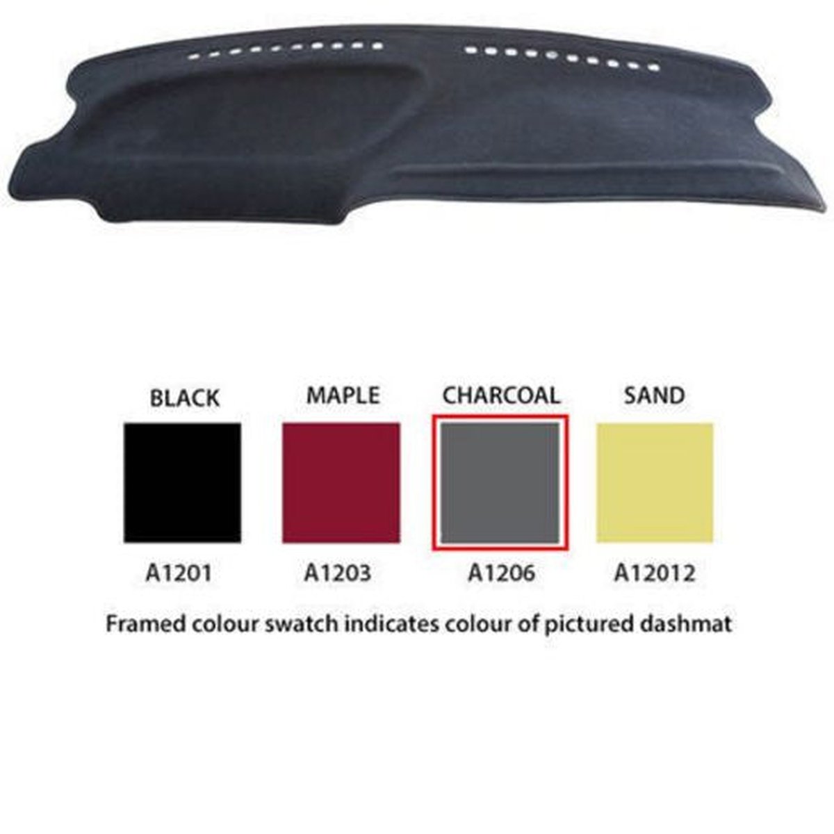 Sunland Dashmat fits KIA PREGIO (7/02 to 6/04) - Charcoal
