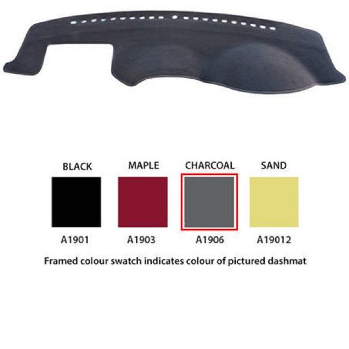 Sunland Dashmat fits KIA CERATO (LD - 6/04 to 12/08) - Charcoal