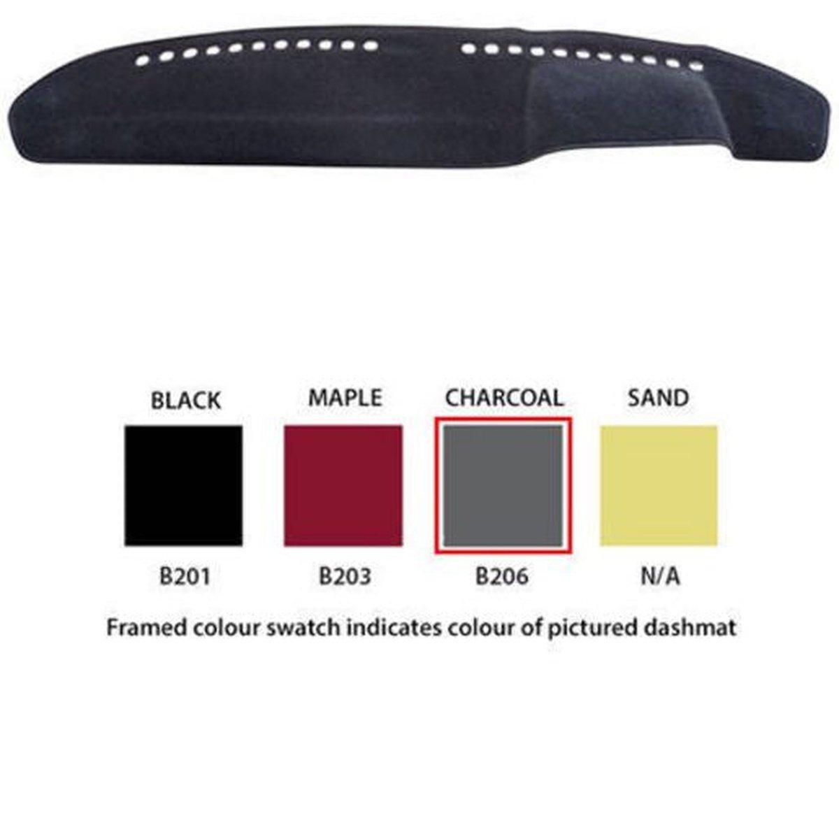Sunland Dashmat Black fits MERCEDES BENZ D Series 114/115 B201