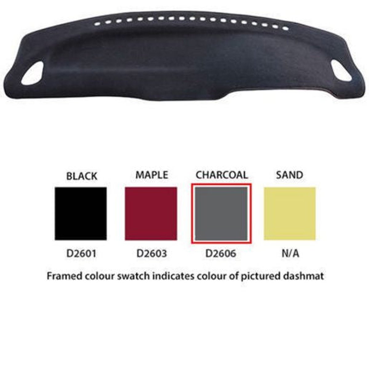Sunland Dashmat fits NISSAN NX COUPE (NX/NXR - 10/91 to 6/95) - Charcoal