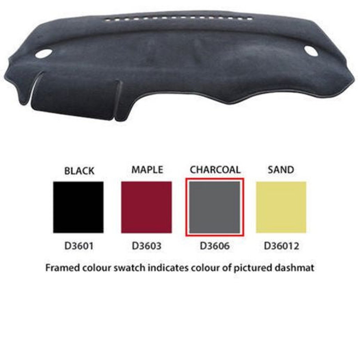Sunland Dashmat Black fits NISSAN MICRA K12 D3601