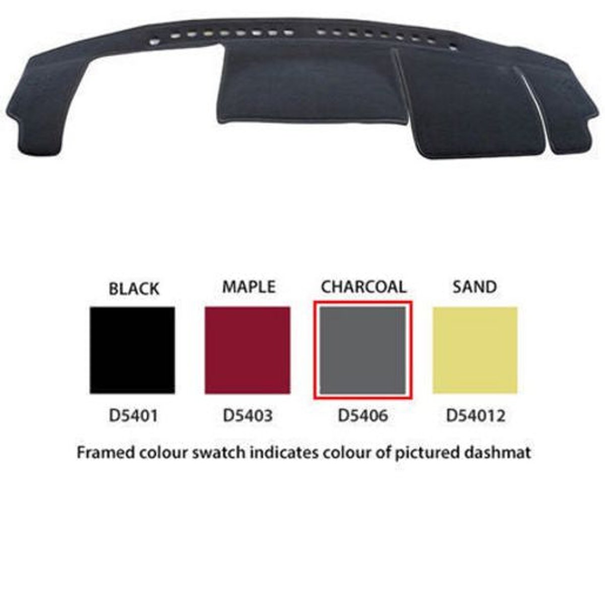Sunland Dashmat fits NISSAN X TRAIL (T30 Series II) - Black