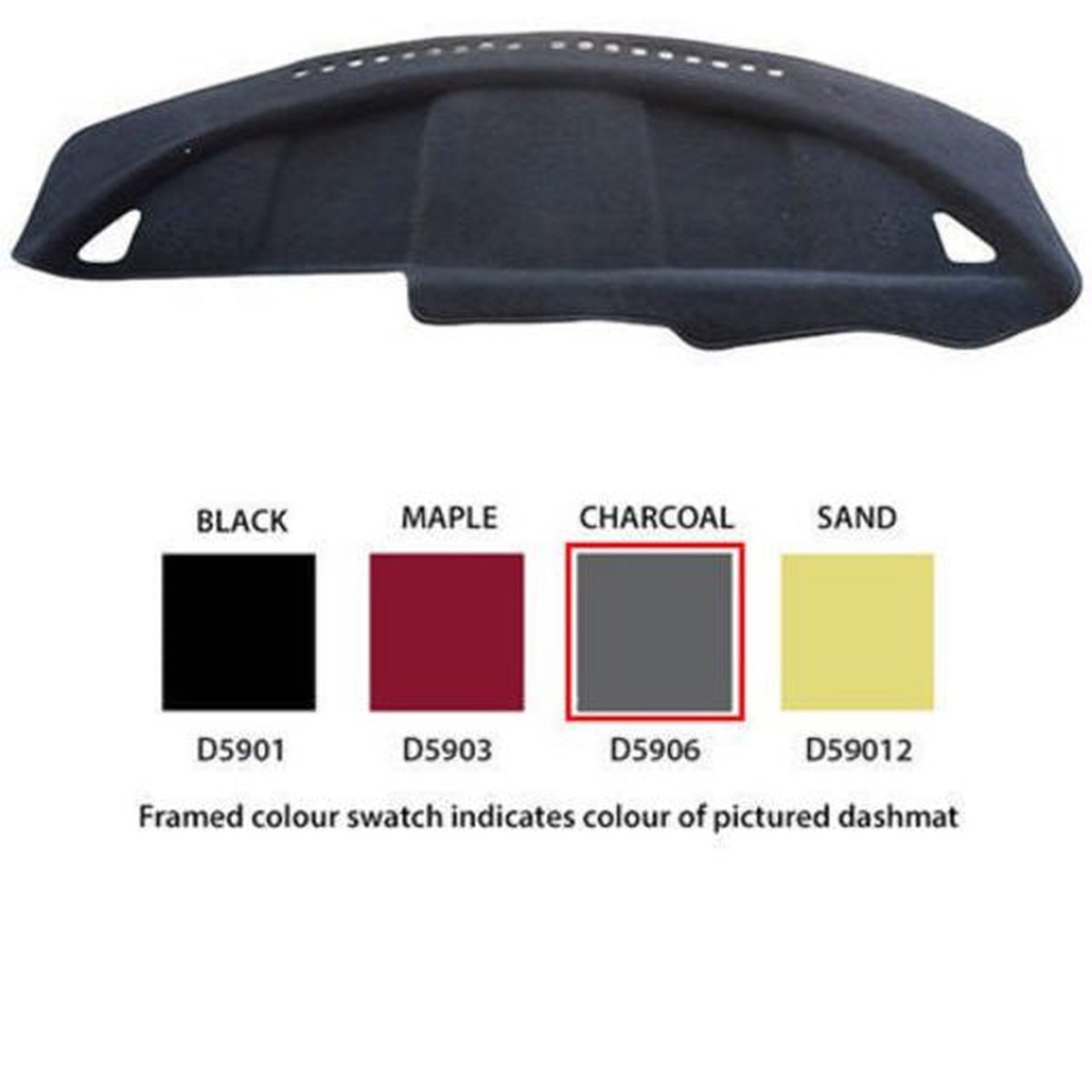 Sunland Dashmat fits NISSAN MURANO (Z50 - 7/05 to 4/08) - Charcoal