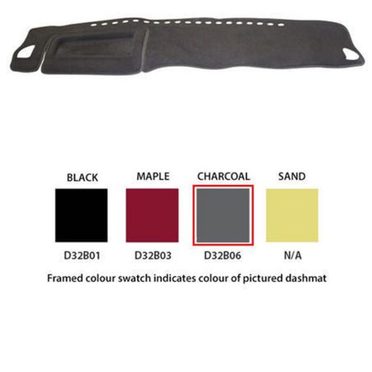 Sunland Dashmat Black fits NISSAN PULSAR RF/ES/SSS D32B01