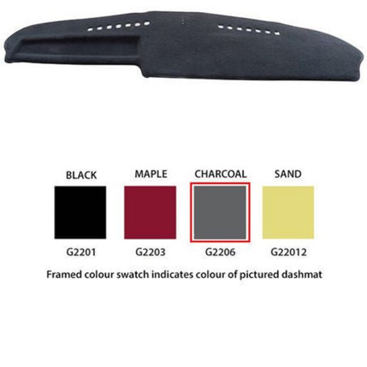 Sunland Dashmat Charcoal fits HOLDEN STATESMAN WB G2206