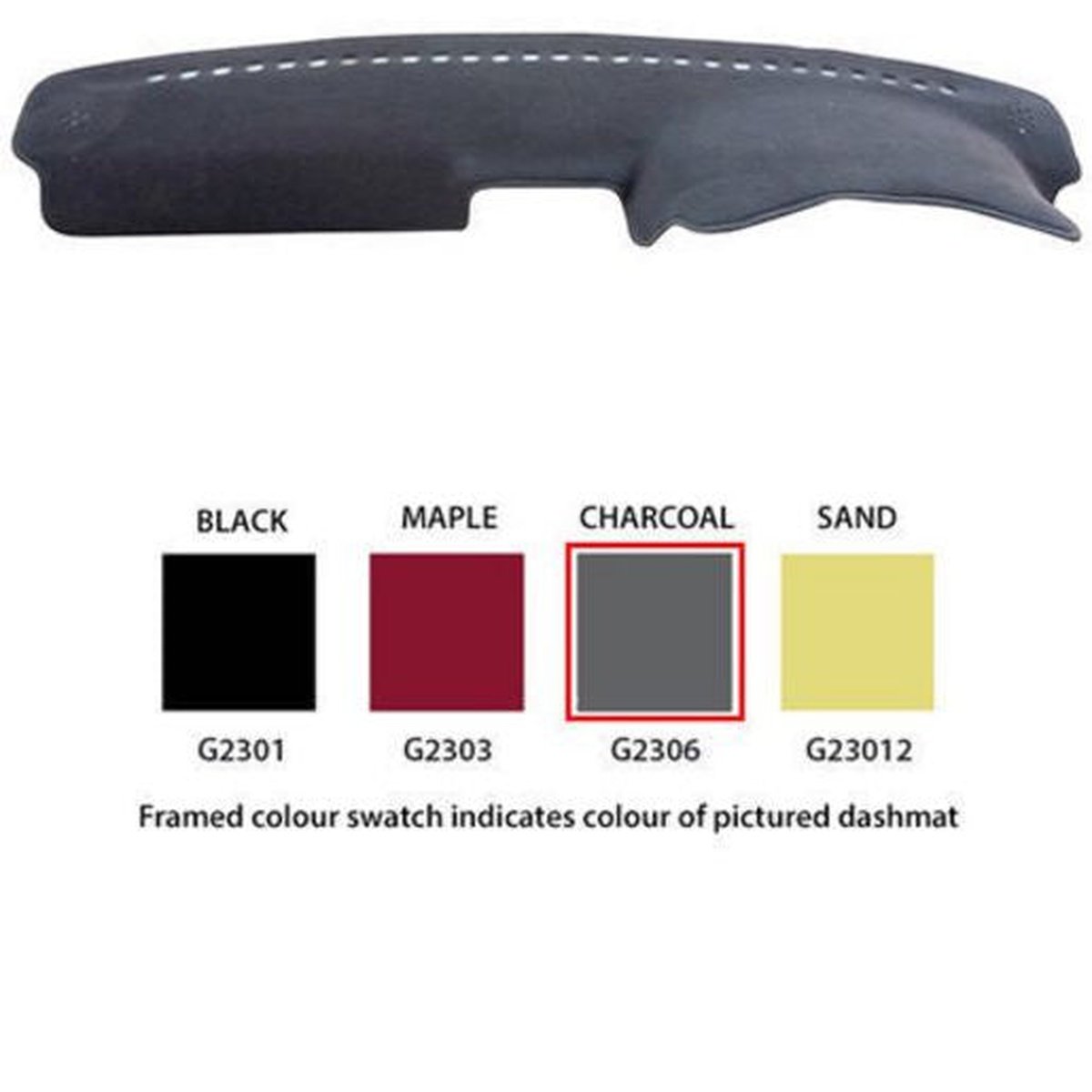 Sunland Dashmat fits HOLDEN COMMODORE (VN/VP - 8/88 to 7/93) - Black