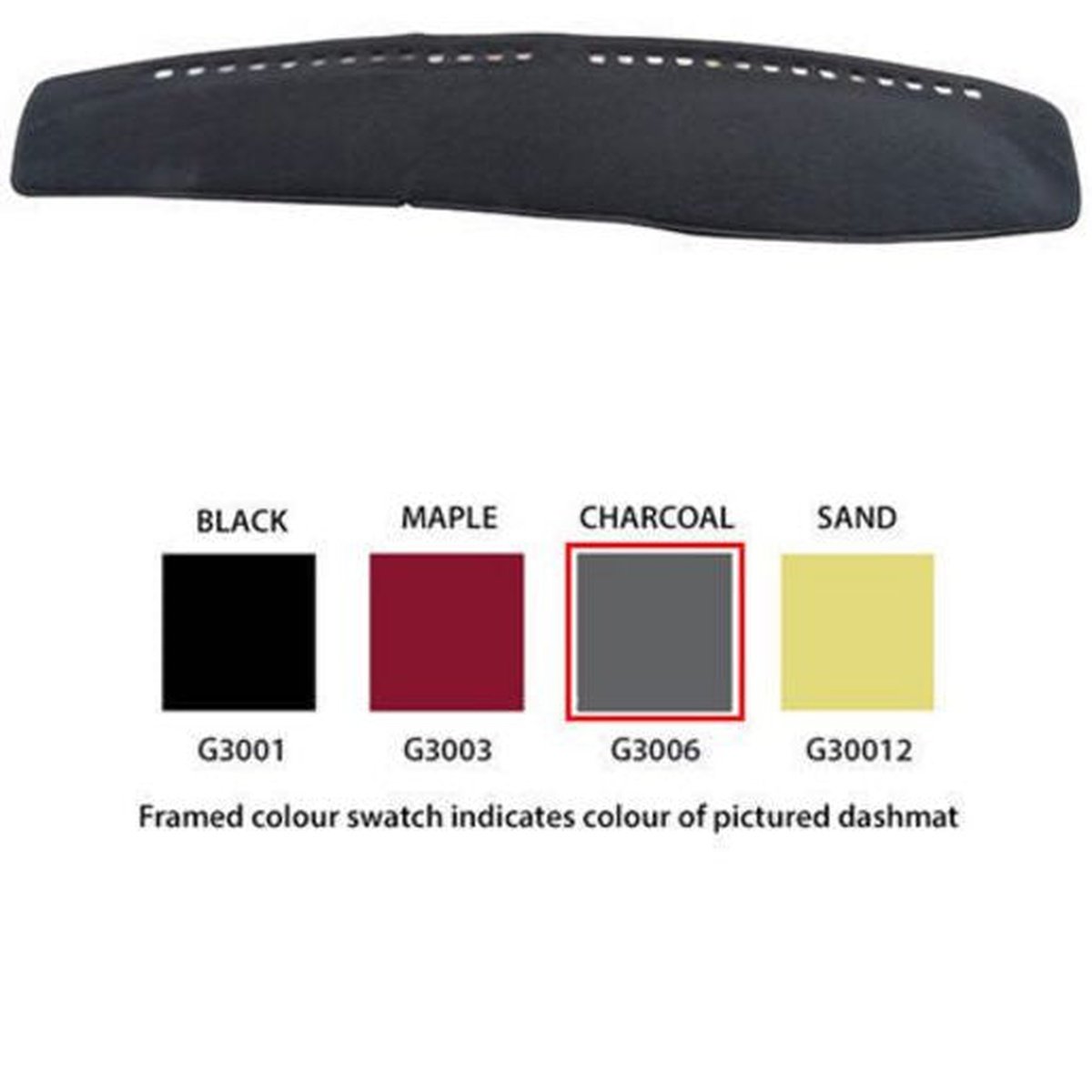 Sunland Dashmat Black fits HOLDEN STATESMAN VR G3001
